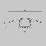 Алюминиевый профиль встраиваемый в пол Maytoni Led Strip 636022