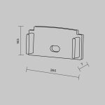 Алюминиевый встраиваемый профиль Maytoni 642008