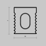 Комплект заглушек для профиля 08×09 10шт Maytoni Led Strip ALM-0809-B-EC 642017