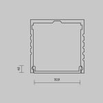 Рассеиватель для профиля 35×35 Maytoni Led Strip ALM-3535A-O-DF-10M 642031