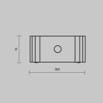 Комплект креплений для профиля 35×35 4шт Maytoni Led Strip ALM-3535A-MT 642032