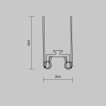 Комплект креплений для профиля 35×42 4шт Maytoni Led Strip ALM-3542-MT 642055