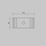 Комплект креплений для профиля 25×42 и 35x51 4шт Maytoni Led Strip ALM-2542-MT