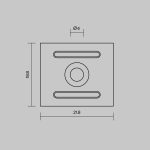 Комплект креплений для профиля 27×20 4шт Maytoni Led Strip  ALM-2720-MT 642071