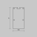 Комплект заглушек для профиля 35×66 2шт Maytoni Led Strip ALM-3566-EC 642079