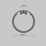Комплект заглушек для профиля D60 2шт Maytoni Led Strip ALM-D60-EC 642082
