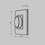 Роторная беспроводная панель управления Maytoni Union 711012