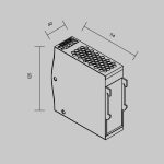 Блок питания Maytoni PSL015 120Вт DC24В IP20 821012