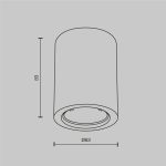 Накладной светильник Maytoni Conik gyps C001CL-GU10-W