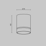 Потолочный светильник Maytoni Technical Orlo C085CL-9W3K-W