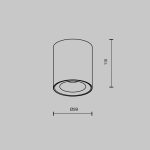 Накладной светильник Maytoni Spark C094-GU10-B