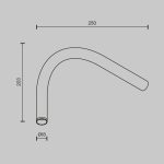 Трековый светильник Maytoni Eye C104WL-3W3-6K-B