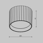 Потолочный светильник Maytoni Technical Calipso C106CL-GX53-W