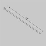 Соединитель для штанговой системы Maytoni Axity CA001-L1000-B