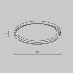 Кольцо для встраиваемого светильника Maytoni Downlight DLA110-B