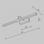 Подсветка для зеркал Maytoni Twinkle MIR266WL-L12CH4K