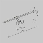 Подсветка для зеркал Maytoni Dazzle MIR267WL-L14CH3K