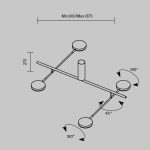 Потолочный светильник Maytoni Fad MOD070CL-L30W3K