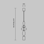 Подвесной светильник Maytoni Monochrome MOD071PL-L8B3K1