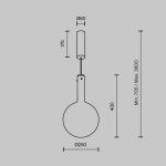 Подвесной светильник Maytoni Nebula MOD182PL-L6W3K