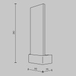 Настенный светильник Maytoni Ornate MOD318WL-L3CH3K