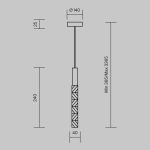 Подвесной светильник Maytoni Selemo MOD328PL-L3BS3K