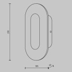 Настенный светильник Maytoni Ply MOD355WL-L6BS3K