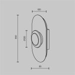 Настенный светильник Maytoni Pharao MOD361WL-L20BS3K