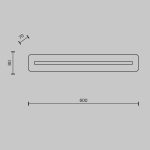 Настенный светильник Maytoni Albatre MOD366WL-L14BS3K