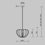Подвесной светильник Maytoni Cambio MOD398PL-01BR