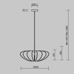 Подвесной светильник Maytoni Cambio MOD398PL-01GR1