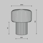 Настольная лампа Maytoni Omaggio MOD404TL-01GR
