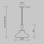 Подвесной светильник Maytoni Toys MOD405PL-01W