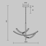 Подвесной светильник Maytoni Wabi MOD428PL-L27BK