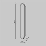 Настенный светильник Maytoni Perlamour MOD429WL-L30BSK