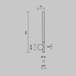 Настенный светильник Maytoni Rotera MOD432WL-L6B3K