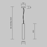 Подвесной светильник Maytoni Basic Texture MOD461PL-L5BK Подвесной светильник Maytoni Basic Texture MOD461PL-L5BK