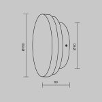 Настенный светильник Maytoni Basic Texture MOD461WL-L5BK Настенный светильник Maytoni Basic Texture MOD461WL-L5BK