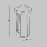 Ландшафтный светильник Maytoni Flash O044DL-L1S3K1