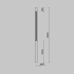 Парковый светильник Maytoni Mill O427FL-L30GF3K