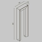 Ландшафтный светильник Maytoni Frama O469FL-L12GF3K