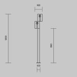 Ландшафтный светильник Maytoni Torq O494FL-L20B3K