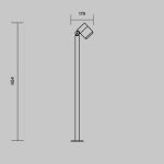 Ландшафтный светильник Maytoni Spira O497FL-L12B3K