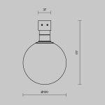 Уличный трековый светильник Maytoni Luna O-TR01-1-S-9WB3K