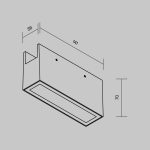 Уличный трековый светильник Maytoni Points Elasity IP O-TR01-2-S-10WW3K