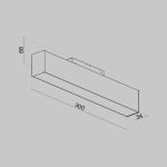 Трековый светильник Maytoni Track lamps TR012-2-12W4K-B