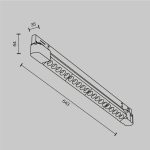 Трековый трехфазный светильник Maytoni Points TR195-3-20W2.7K-M-B