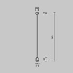 Крепление потолочное с прямым коннектором питания Maytoni Flarity TRA159C-IPC1-BS