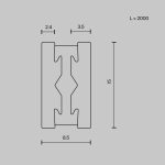 Шинопровод магнитный Maytoni Flarity TRX154-112B