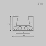 Шинопровод магнитный Maytoni Elasity TRX160-1110B